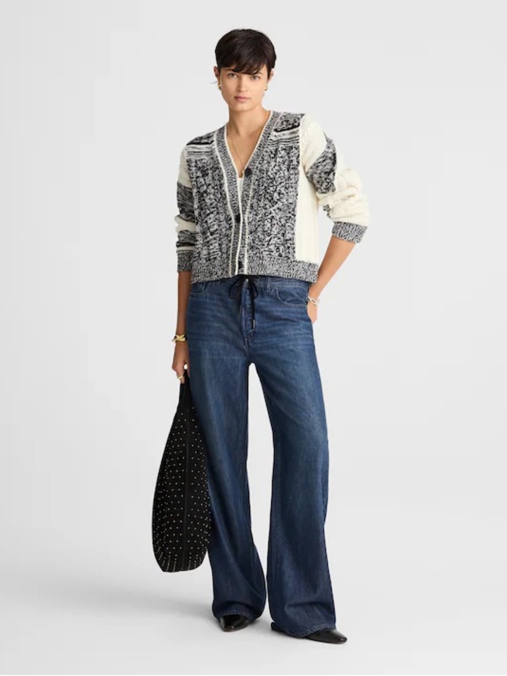 NWT Madewell The Low-Slung Baggy Jean in Airy Denim